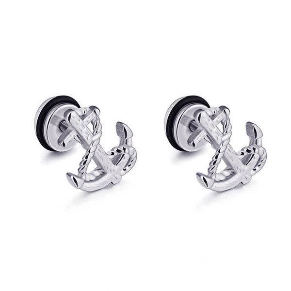 stud 1pc gothic anchor screw studs earring for women men punk gold black color small personality ear jewelry e506, Golden;silver
stud 1pc gothic anchor screw studs earring for women men punk gold black color small personality ear jewelry e506, Golden;silver