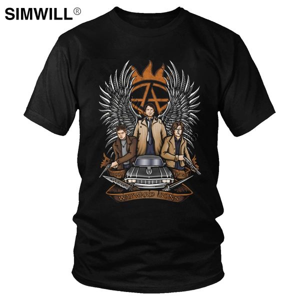 trendy latest tees for men pure cotton supernatural t-shirt short sleeves carry on my wayward hunters casual t shirt fan gift
trendy latest tees for men pure cotton supernatural t-shirt short sleeves carry on my wayward hunters casual t shirt fan gift