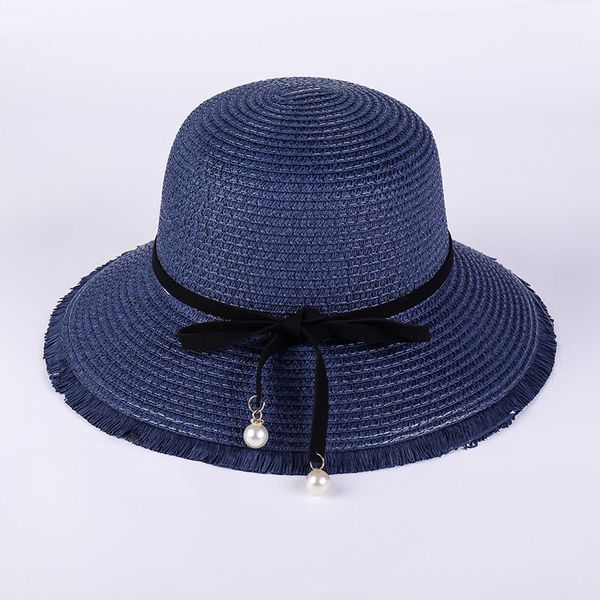 2020 summer beach hat female casual lady brand women flat brim bowknot straw cap girls sun foldable lace uv protection beach, Blue;gray
2020 summer beach hat female casual lady brand women flat brim bowknot straw cap girls sun foldable lace uv protection beach, Blue;gray