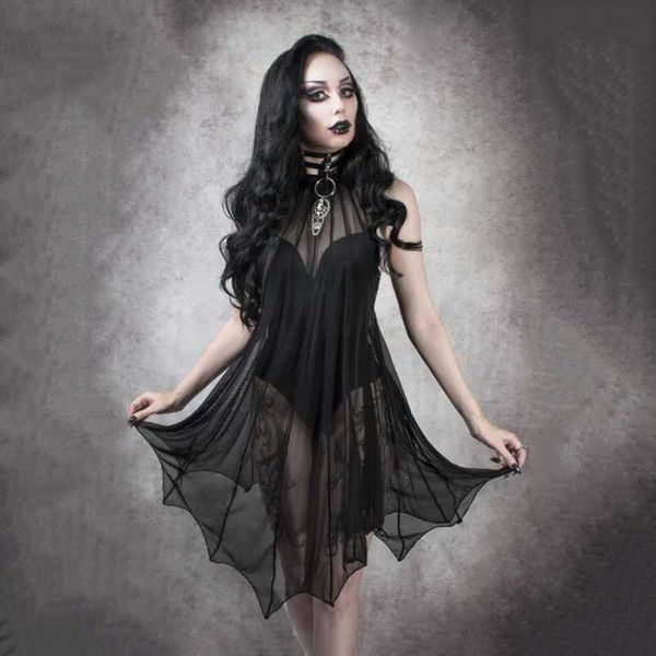casual dresses imily bela halloween gauze mesh dress women gothic sleeveless stand collar draped transparent lace femme vestidos, Black;gray
casual dresses imily bela halloween gauze mesh dress women gothic sleeveless stand collar draped transparent lace femme vestidos, Black;gray