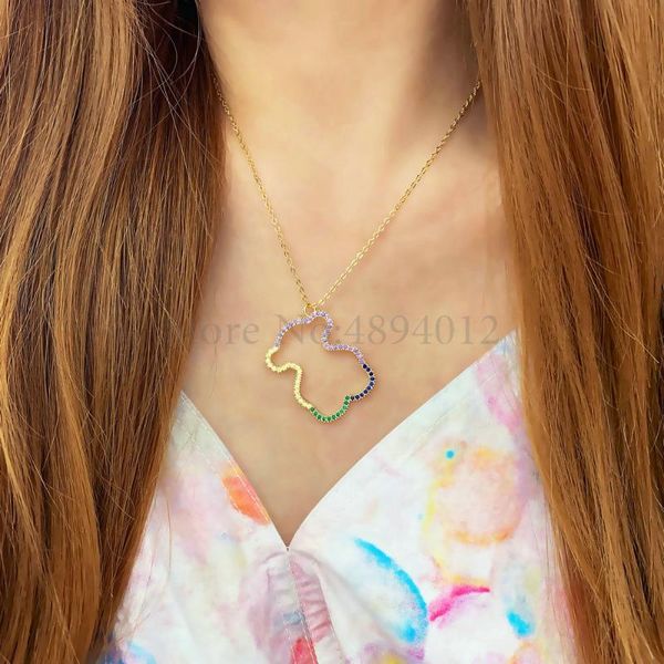 women fashion zircon necklaces cute bear design popular pendants two colors can choose, Silver
women fashion zircon necklaces cute bear design popular pendants two colors can choose, Silver