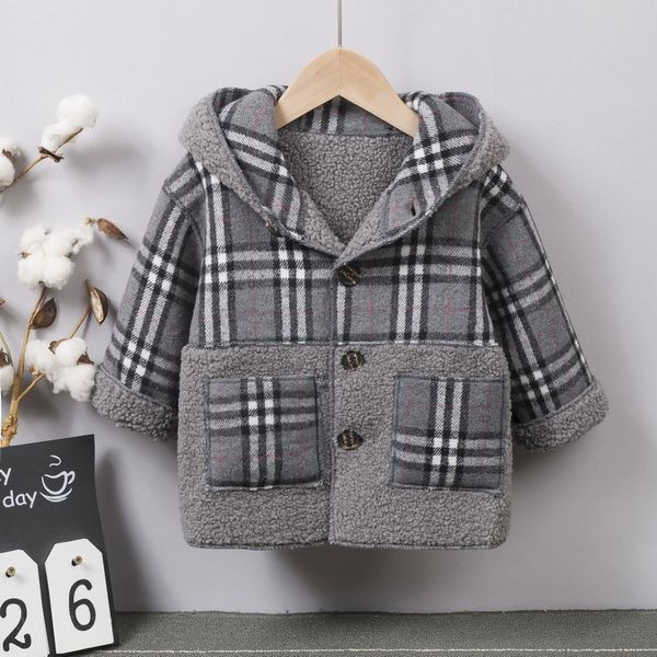 boy's woolen jacket winter new style korean-style children plus velvet plaid suit long sleeve thickened woolen overcoat wholesal, Blue;gray
boy's woolen jacket winter new style korean-style children plus velvet plaid suit long sleeve thickened woolen overcoat wholesal, Blue;gray
