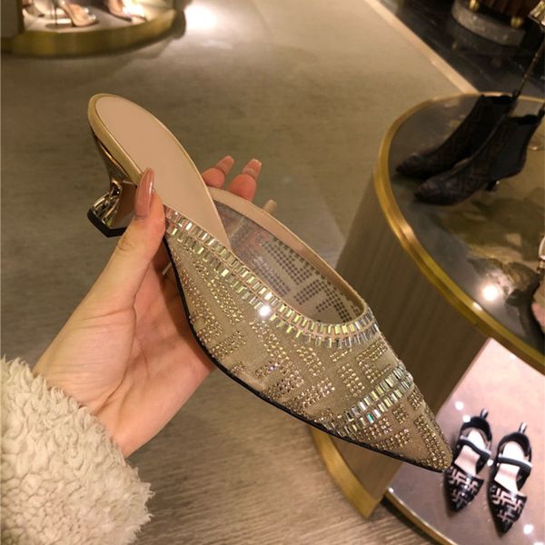 женская блестки высокий каблук sandal сетки скольжения на pointed toe обувь на низком каблуке сандалии внешние летней тапочки, Black
женская блестки высокий каблук sandal сетки скольжения на pointed toe обувь на низком каблуке сандалии внешние летней тапочки, Black