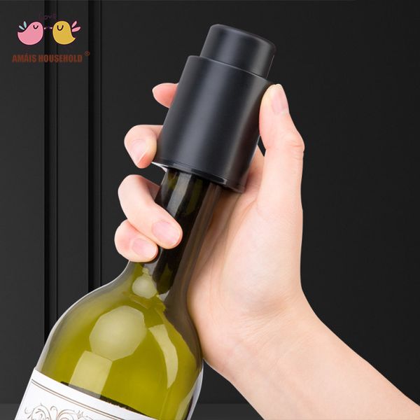 amais black abs vacuum wine bottle ser sealed storage vacuum memory wine ser push style wine corks bar tools
amais black abs vacuum wine bottle ser sealed storage vacuum memory wine ser push style wine corks bar tools