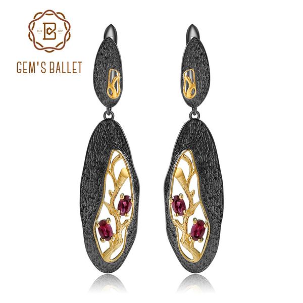 gem's ballet 1.26ct natural rhodolite garnet 925 sterling silver original handmade branch drop earrings for women fine jewelry 200921
gem's ballet 1.26ct natural rhodolite garnet 925 sterling silver original handmade branch drop earrings for women fine jewelry 200921