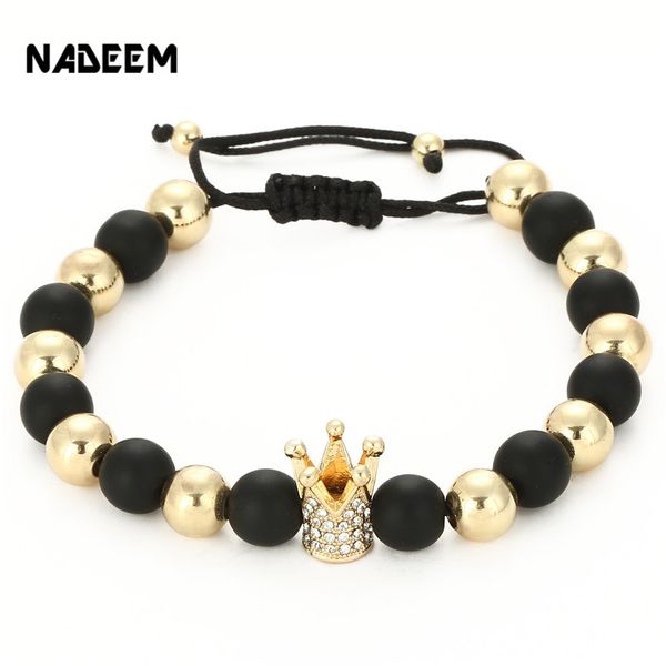 anklets brand fashion imperial gold crown charm men's bracelet famous micro pave crystal bead trendy braiding weave macrame, Red;blue
anklets brand fashion imperial gold crown charm men's bracelet famous micro pave crystal bead trendy braiding weave macrame, Red;blue