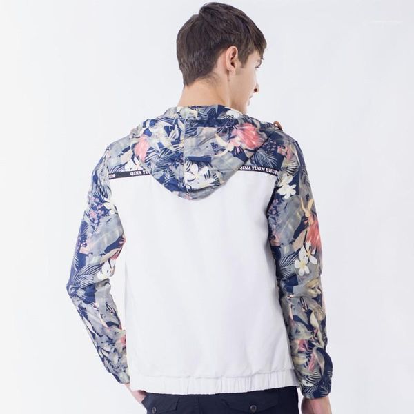 slim mens clothes mens floral print jackets spring zipper pocket hooded outerwear long sleeve hip hop, Black;brown
slim mens clothes mens floral print jackets spring zipper pocket hooded outerwear long sleeve hip hop, Black;brown