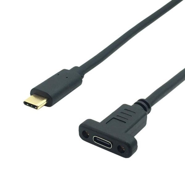 usb c extension cable usb 3.1 data video cable usb-c type c male to female extender connector with screw panel mount shielded
usb c extension cable usb 3.1 data video cable usb-c type c male to female extender connector with screw panel mount shielded
