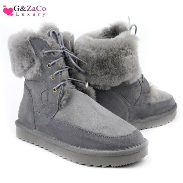 genuine sheep fur boots natural wool real fur suede boots winter leather snow shoes lace-up cow flat women's shoes, Black 
genuine sheep fur boots natural wool real fur suede boots winter leather snow shoes lace-up cow flat women's shoes, Black
