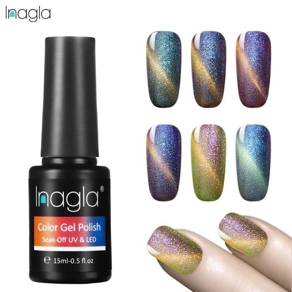 inagla 15ml chameleon cat eye gel polish magnet 24 bling colors soak off nail art design base coat uv & led long lasting, Red;pink
inagla 15ml chameleon cat eye gel polish magnet 24 bling colors soak off nail art design base coat uv & led long lasting, Red;pink