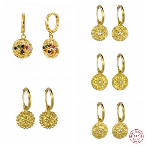 hoop & huggie s925 sterling silver bling rainbow zircon eye huggies hoops earring for engagement valentine's pendientes fine earrings g, Golden;silver
hoop & huggie s925 sterling silver bling rainbow zircon eye huggies hoops earring for engagement valentine's pendientes fine earrings g, Golden;silver
