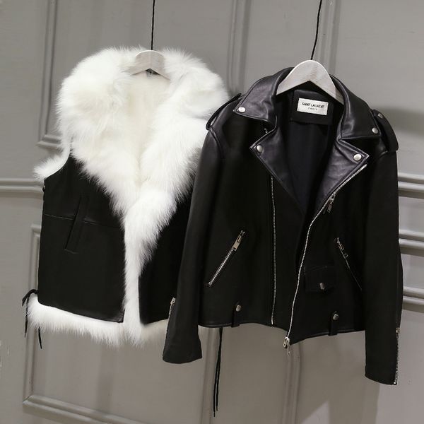 2pcs leather jackets for girls winter faux fur vests big fur collar leather pu jackets for boys children outerwear coats, Blue;gray
2pcs leather jackets for girls winter faux fur vests big fur collar leather pu jackets for boys children outerwear coats, Blue;gray