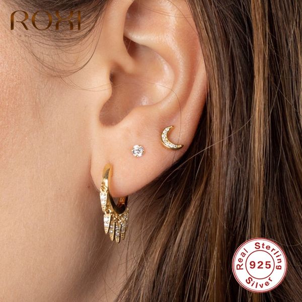 roxi luxury rivets tassel zircon crystals hoop earrings for women girls wedding jewelry earrings casual 925 sterling silver aros, Golden;silver
roxi luxury rivets tassel zircon crystals hoop earrings for women girls wedding jewelry earrings casual 925 sterling silver aros, Golden;silver