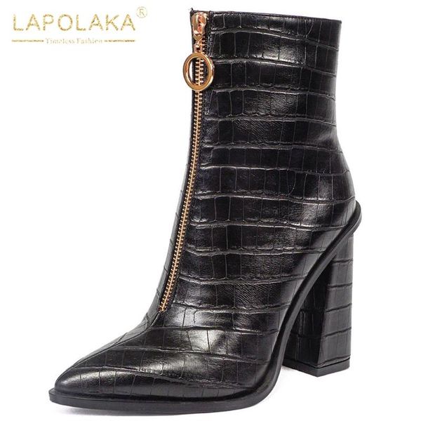 boots 2021 plus size 43 square high heels pointed toe zipper autumn ankle boot party shoes woman, Black
boots 2021 plus size 43 square high heels pointed toe zipper autumn ankle boot party shoes woman, Black