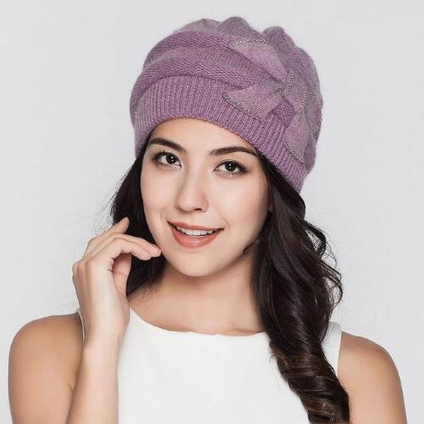 beanie/skull caps women knitted hats winter thicken double layer elegant casual hair blend women's hat female beanies m1527, Blue;gray
beanie/skull caps women knitted hats winter thicken double layer elegant casual hair blend women's hat female beanies m1527, Blue;gray