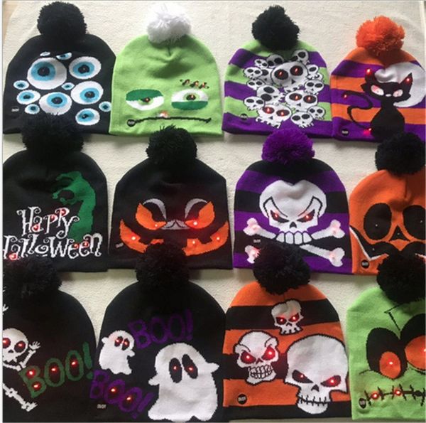 led christmas fashion knitted hats winter warm snowman light-up hallowmas beanies caps halloween skull pumpkin pompon ball hat b82103, Yellow
led christmas fashion knitted hats winter warm snowman light-up hallowmas beanies caps halloween skull pumpkin pompon ball hat b82103, Yellow
