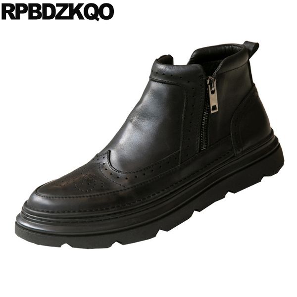 boots short shoes business fall genuine leather brown mens zipper dress wingtip brogue full grain black party booties formal
boots short shoes business fall genuine leather brown mens zipper dress wingtip brogue full grain black party booties formal