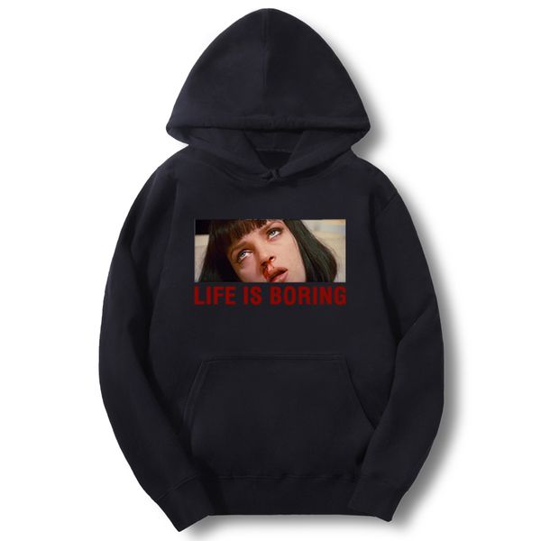 movies pulp fiction mens hoody life is boring spring autumn male fashion funny cool movie men clothes sweatshirt man pullover, Black
movies pulp fiction mens hoody life is boring spring autumn male fashion funny cool movie men clothes sweatshirt man pullover, Black