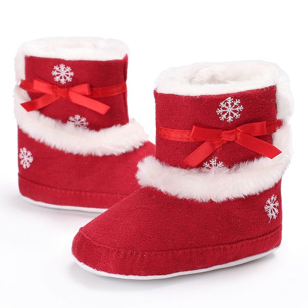 new winter baby boots cute christmas bow boots with fur infant soft sole girlsbaby booties boy baby snowflake sale, Black;grey
new winter baby boots cute christmas bow boots with fur infant soft sole girlsbaby booties boy baby snowflake sale, Black;grey