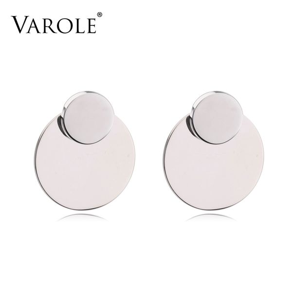 varole double circle matte gold color ear earings steel earrings for women stud earring jewelry oorbellen brincos, Golden;silver
varole double circle matte gold color ear earings steel earrings for women stud earring jewelry oorbellen brincos, Golden;silver
