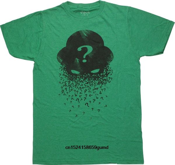 funny men t shirt women novelty tshirt riddler question mark drop hat t-shirt