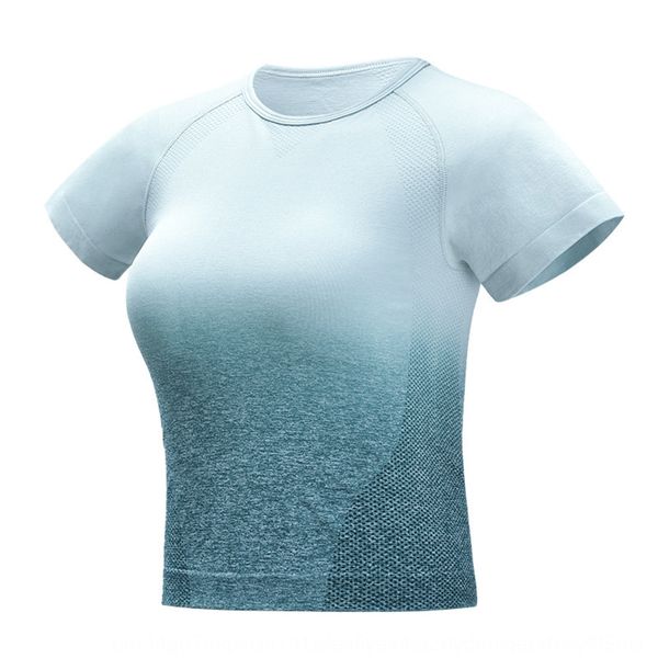 gym spring and summer new seamless gradient navel t-shirt gradient fitness t-shirt sports short sleeve yoga short sleeve women iwabu, Gray
gym spring and summer new seamless gradient navel t-shirt gradient fitness t-shirt sports short sleeve yoga short sleeve women iwabu, Gray