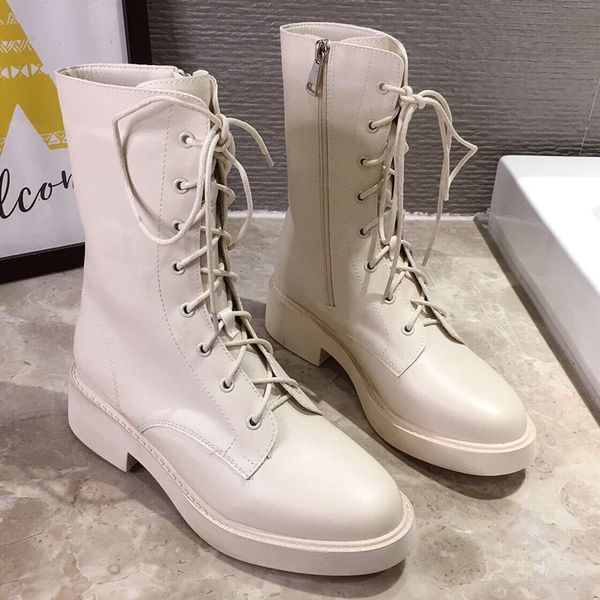 2020 winter fashion women round toe tie up mid-calf boots medium heels beige boots metal zippers ladies party shoes, Black
2020 winter fashion women round toe tie up mid-calf boots medium heels beige boots metal zippers ladies party shoes, Black