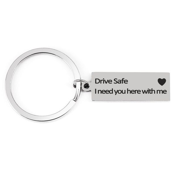 keychains fashion keyring gifts drive safe i need you here with me for lovers couples boyfriend girlfriend diy jewelry keychain, Silver
keychains fashion keyring gifts drive safe i need you here with me for lovers couples boyfriend girlfriend diy jewelry keychain, Silver