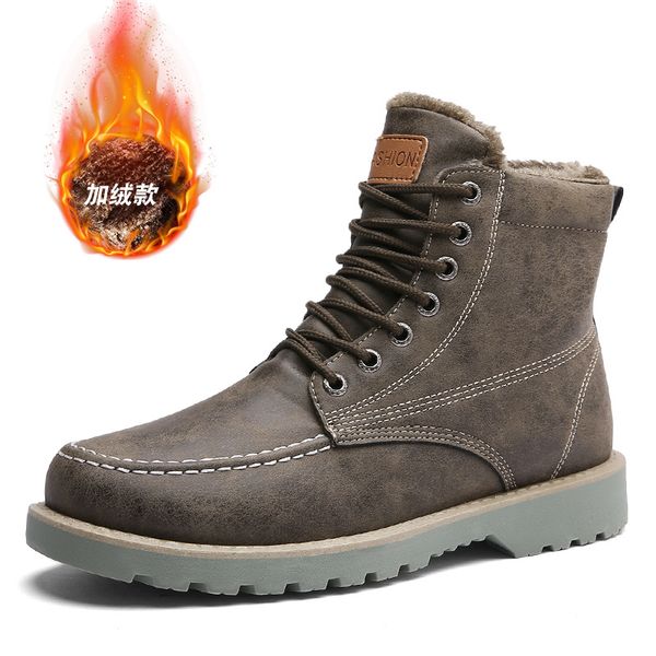 vintage men boots lace-up winter leather boots men waterproof work tooling safety ankle casual shoes botas cvb6, Black
vintage men boots lace-up winter leather boots men waterproof work tooling safety ankle casual shoes botas cvb6, Black