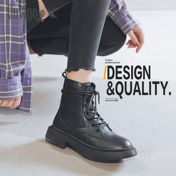 qnvigo boots female genuine leather thick heel boots chunky winter shoes women snow genuine leather big size lace-up boot 2020, Black
qnvigo boots female genuine leather thick heel boots chunky winter shoes women snow genuine leather big size lace-up boot 2020, Black