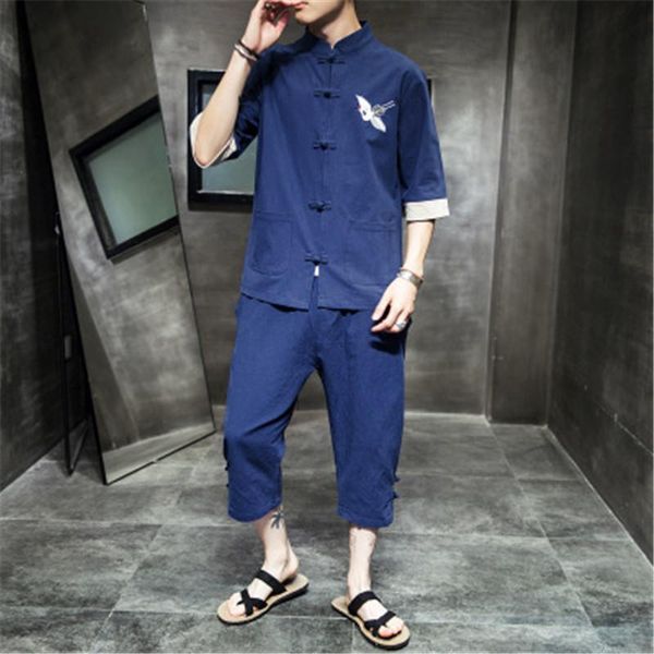 chinese style retro mens suits clothes fashion casual shirt tang suit tracksuits printing designer long sleeve cardigan trousers sets, Gray
chinese style retro mens suits clothes fashion casual shirt tang suit tracksuits printing designer long sleeve cardigan trousers sets, Gray
