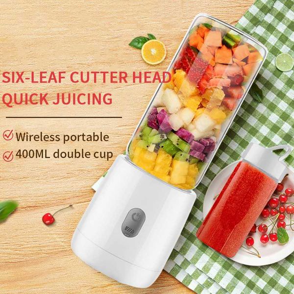blender 400ml portable mini 6 blades juicer electric mixer usb rechargeable blenders fruit extractor maker smoothie
blender 400ml portable mini 6 blades juicer electric mixer usb rechargeable blenders fruit extractor maker smoothie