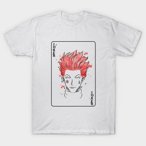 hunter x hunter the clown hisoka joker card white t-shirt for manga anime fan summer style tee shirt
hunter x hunter the clown hisoka joker card white t-shirt for manga anime fan summer style tee shirt