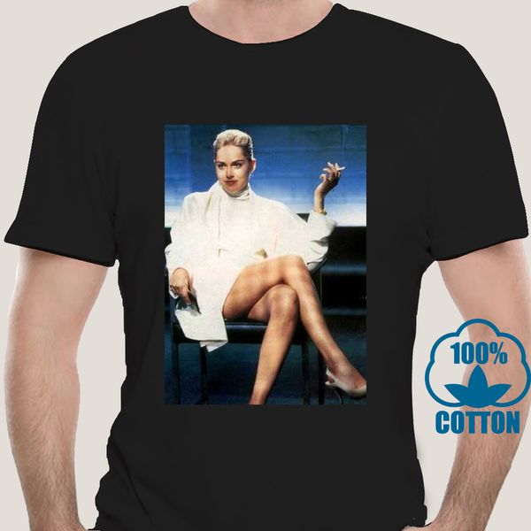 2764a men tshirt short sleeve basic instinct t shirt tee women t-shirt