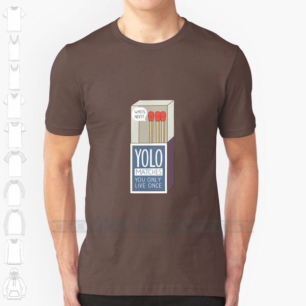 yolo спички на заказ дизайн печать мужчины женщины хлопок новый прохладный тройника рубашки большого размера 6xl yolo матчи смешные cute
yolo спички на заказ дизайн печать мужчины женщины хлопок новый прохладный тройника рубашки большого размера 6xl yolo матчи смешные cute