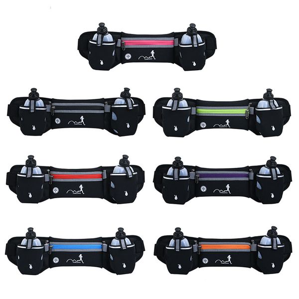 marathon running bag trail running waist belt for phone fitness sports fanny pack fitness waist pack water bottle