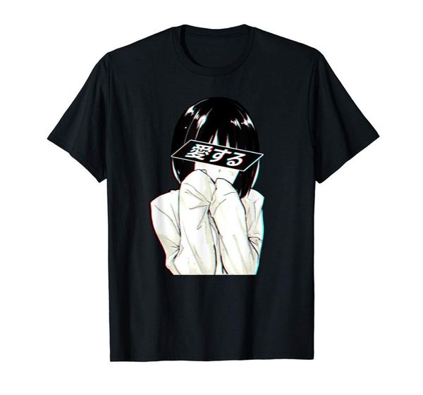 sad anime girl shirt | trashy waifu clothing | anime girl fashion clothing men's t shirt new printed cool offensive shirts