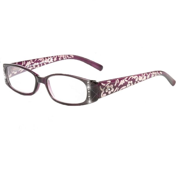 reading glasses women's new purple diamond laser lens reading plastic frame material fashion glasses +100 +150 +200 to +350 r057, White;black
reading glasses women's new purple diamond laser lens reading plastic frame material fashion glasses +100 +150 +200 to +350 r057, White;black
