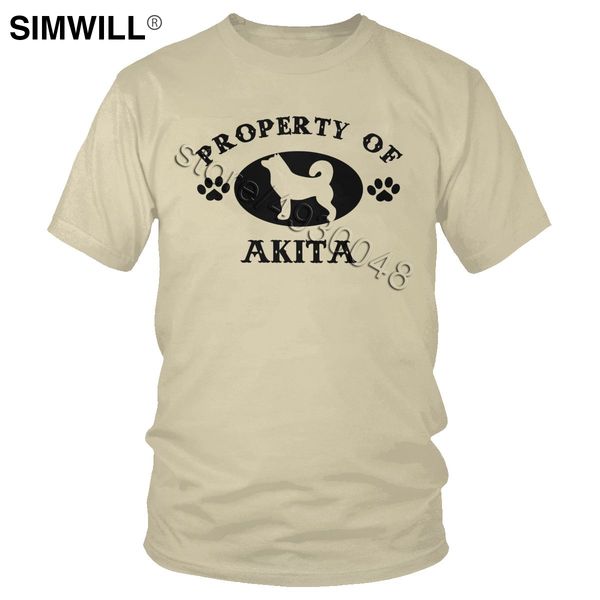 men property of akita tshirt short sleeves pure cotton print tee shirt crew neck cute japanese inu t-shirt plus size apparel
men property of akita tshirt short sleeves pure cotton print tee shirt crew neck cute japanese inu t-shirt plus size apparel