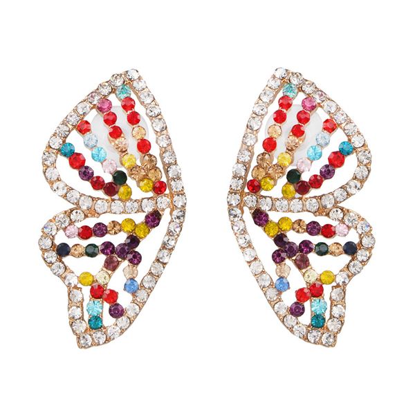 new multicolors resin crystal butterfly stud earrings for women fashion jewelry bohemia maxi collection earrings accessories, Golden;silver
new multicolors resin crystal butterfly stud earrings for women fashion jewelry bohemia maxi collection earrings accessories, Golden;silver