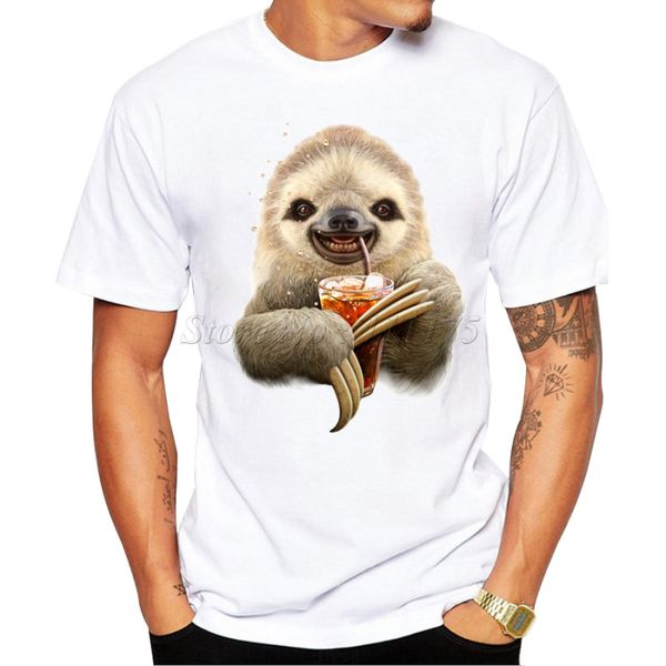 2019 new arrivals cute sloth drinker design men's t shirt boy cool style casual t-shirt
2019 new arrivals cute sloth drinker design men's t shirt boy cool style casual t-shirt