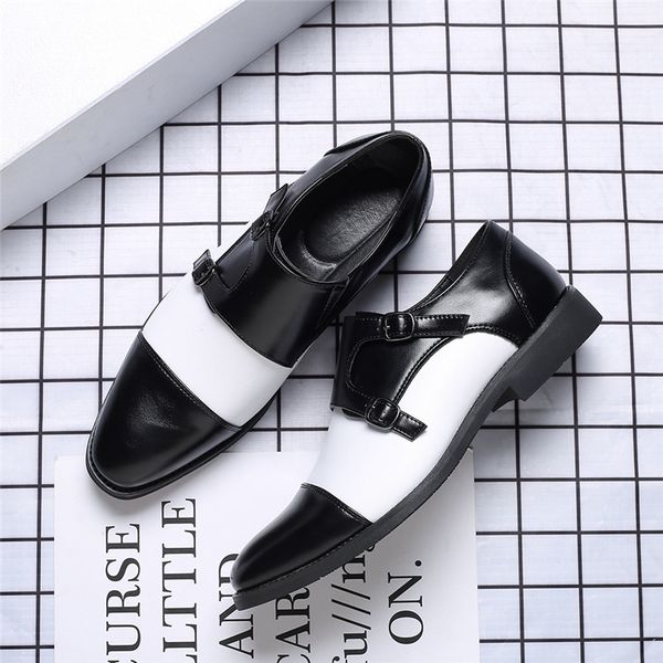 dress shoes yomior men vintage fashion mixed colors slip-on formal business wedding loafers derby, Black
dress shoes yomior men vintage fashion mixed colors slip-on formal business wedding loafers derby, Black