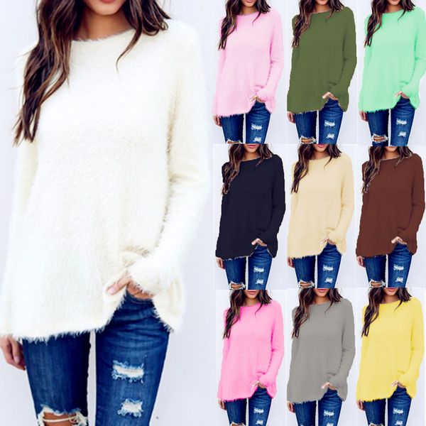 2020 winter knitted pullover cotton sweater autumn women plus size casual long sleeve pull female solid sweaters pullovers, White;black
2020 winter knitted pullover cotton sweater autumn women plus size casual long sleeve pull female solid sweaters pullovers, White;black
