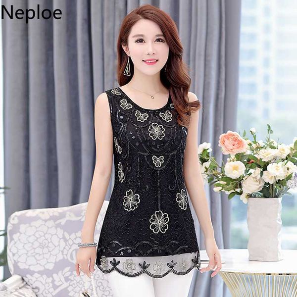 neploe women blouses ladies lace floral sequined fashion blouse shirt 5xl loose casual sleeveless blusas 38947, White
neploe women blouses ladies lace floral sequined fashion blouse shirt 5xl loose casual sleeveless blusas 38947, White