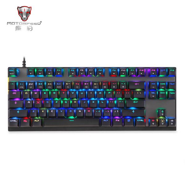 motospeed k82 87 keys usb wired mechanical keyboard rgb led backlight gaming keyboards for computer notebook e-sports gamer
motospeed k82 87 keys usb wired mechanical keyboard rgb led backlight gaming keyboards for computer notebook e-sports gamer