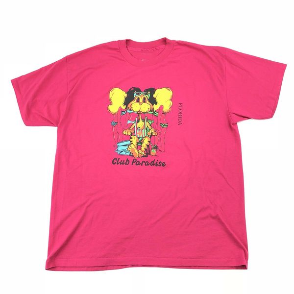 vintage 80s florida club paradise souvenir t shirt single stitch men's xl 5050 funny design tee shirt
vintage 80s florida club paradise souvenir t shirt single stitch men's xl 5050 funny design tee shirt