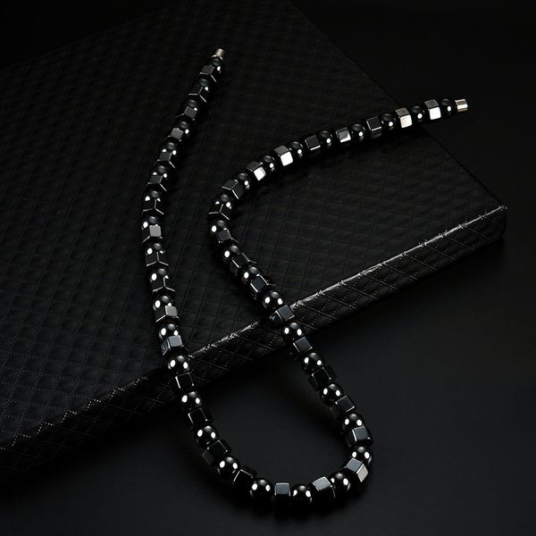 chokers men women black hematite necklace magnetic therapy care magnet stone health necklaces jewelry gift jan88, Golden;silver
chokers men women black hematite necklace magnetic therapy care magnet stone health necklaces jewelry gift jan88, Golden;silver