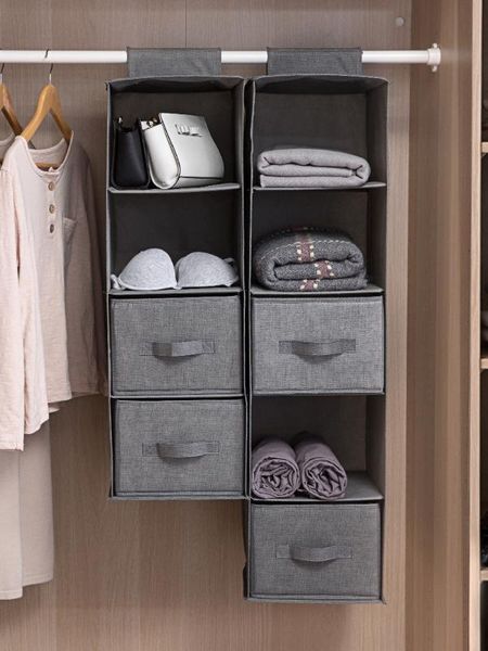storage boxes & bins cloth bag hanging multi-layer wardrobe rack clothes underwear dormitory lm7181706
storage boxes & bins cloth bag hanging multi-layer wardrobe rack clothes underwear dormitory lm7181706