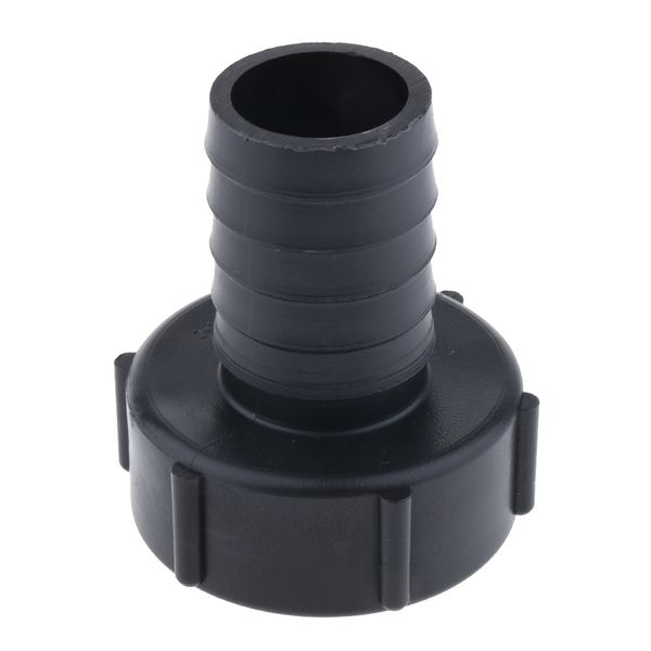 Ibc Tank Adapter Coarse Thread 2\" To 50mm Water Tank Connector Fitting Black
