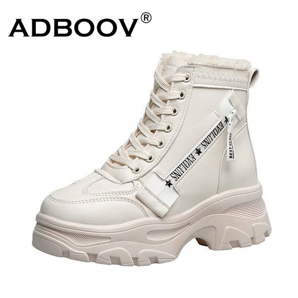 adboov fur lining ankle boots women zip synthetic leather winter shoes ladies, Black
adboov fur lining ankle boots women zip synthetic leather winter shoes ladies, Black